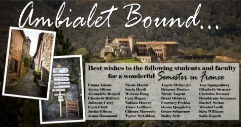 Bon Voyage to Students and Faculty Bound for Ambialet!
