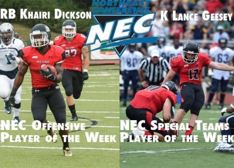Dickson, Geesey Named NEC Players of the Week