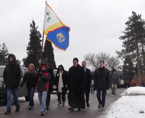 Students and Community Members Join in Annual March Against Abortion