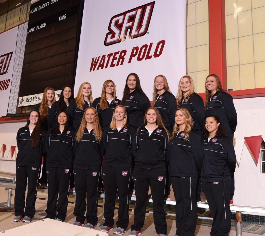 Red Flash Water Polo Ready for Action