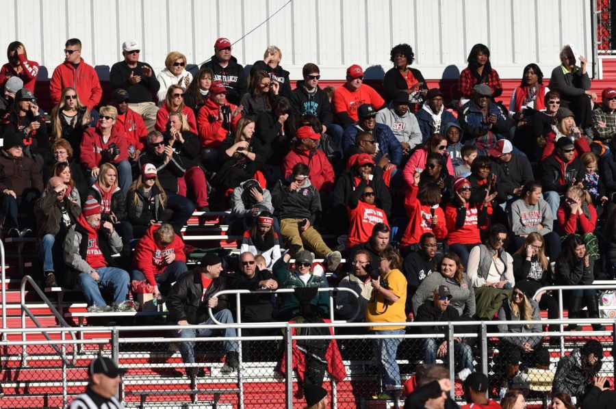 Football outdraws basketball in fan support