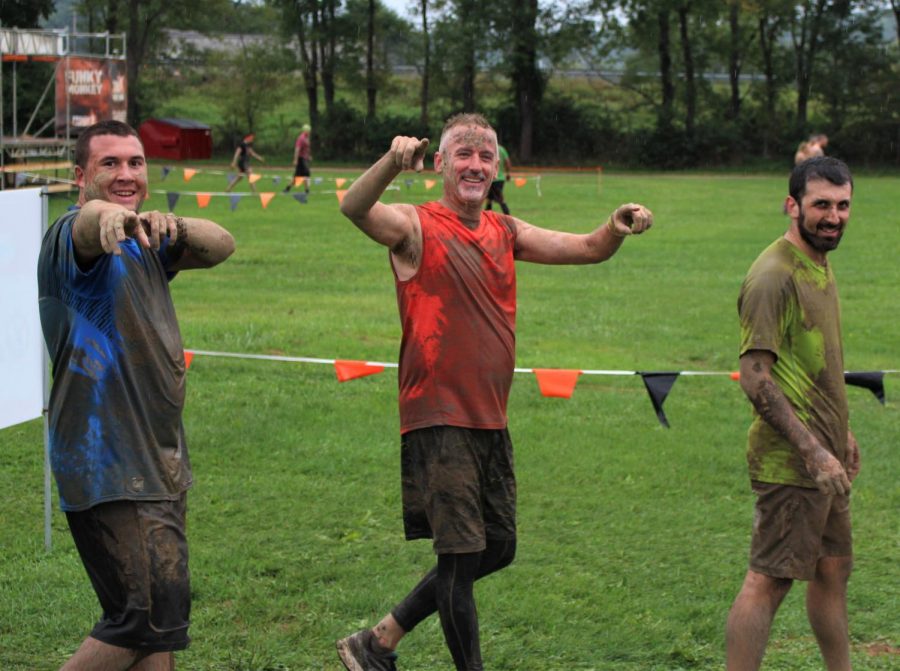 Father Malachi, fellow brothers complete Tough Mudder race