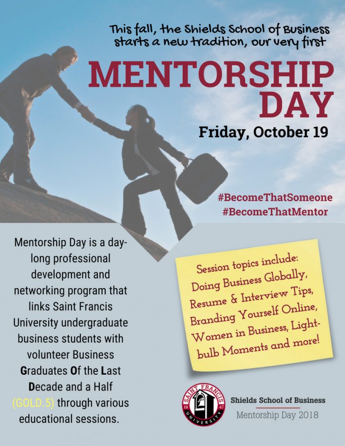 Shields School of Business to host Mentorship Day, Oct. 19