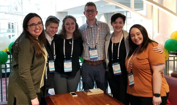 Chemistry majors present at Pittcon