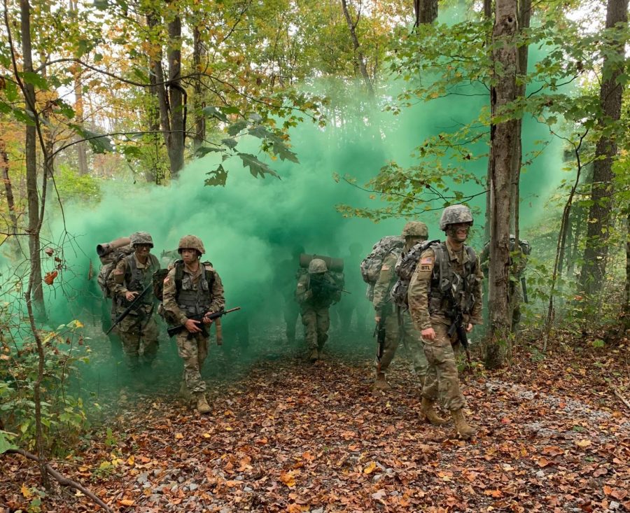 ROTC+Students+Participate+in+Fall+Field+Training