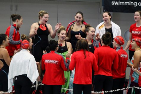 Swim Team Hosts Liberty Saturday in Lone Home Meet of Season