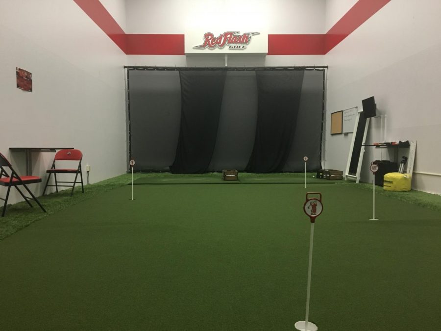 Golfers Utilizing Performance Center