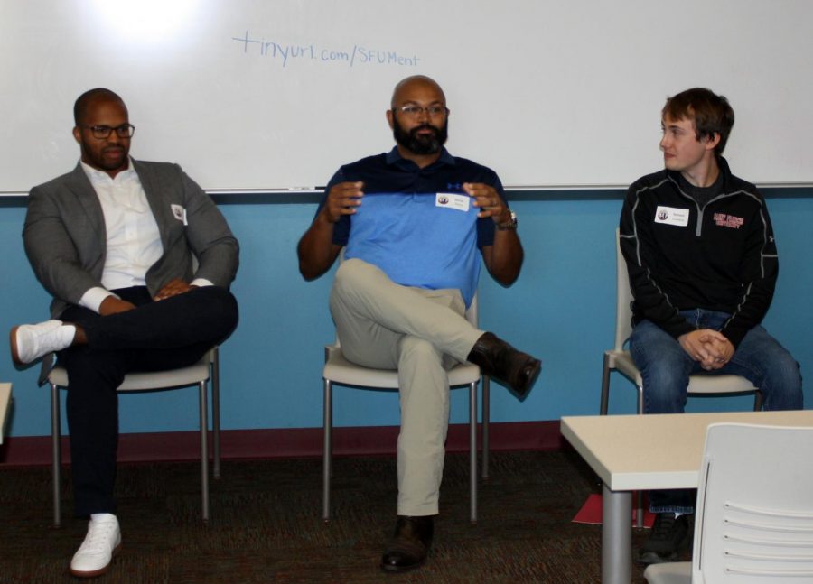 School of Business Alumni Return to Campus for Mentorship Day