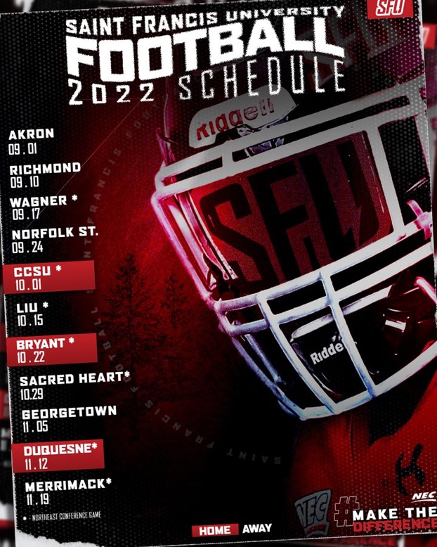 2022 Football Schedule Announced