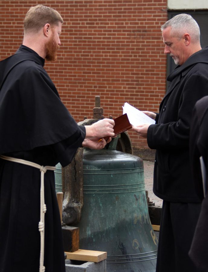 Bell-Ringing Ceremony Celebrates New Bell, Chapel Renovations