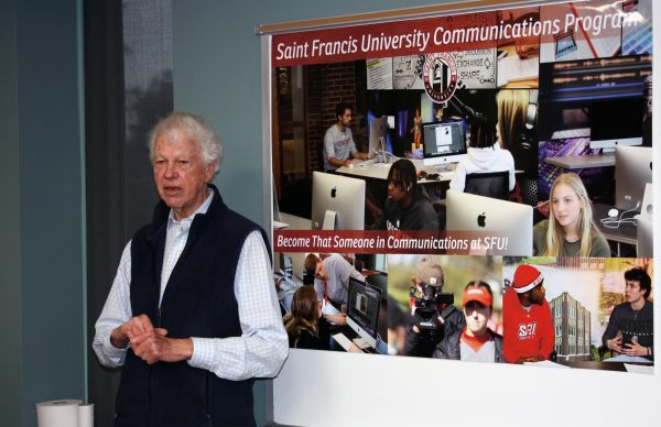 Legendary Sports Journalist Speaks to Communications Students