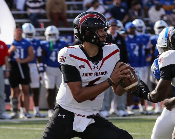 Sept. 6, 2025: during play in the first half between the Buffalo Bulls and St. Francis Red Flash at UB Stadium in Amherst, N.Y..