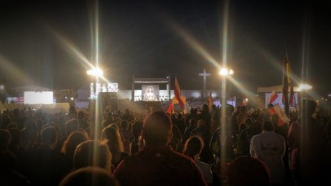 Scene from Matt Fraley Blog #6: the Vigil at World Youth Day