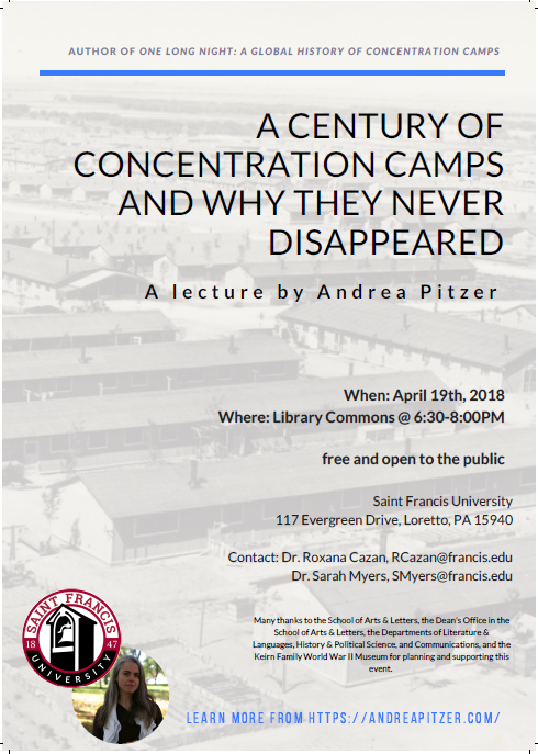SFU welcomes author Andrea Pitzer