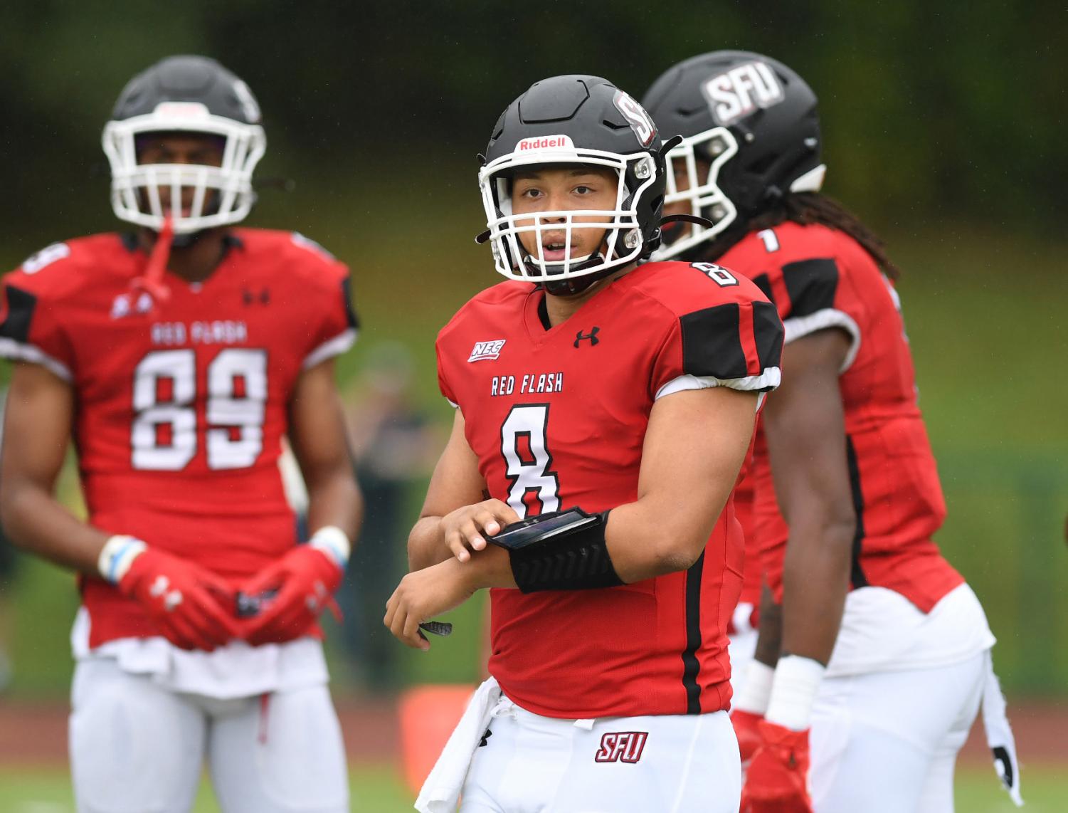 SFU Thumps Merrimack for 11th Straight Win in Home-Opener – Troubadour