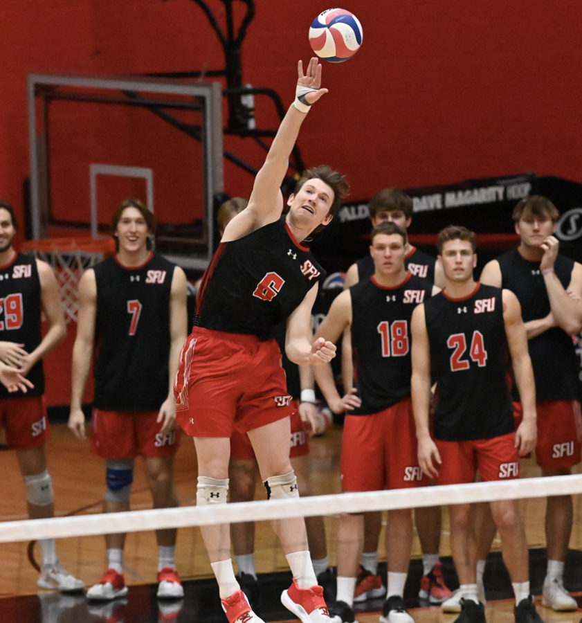 Red Flash Men’s Volleyball Defeats Merrimack in Straight Sets, Completes Weekend Sweep