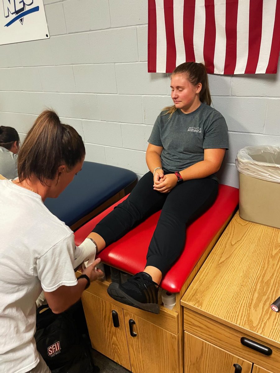 SFU Athletic Training Staff Making a Difference for School’s Student-Athletes
