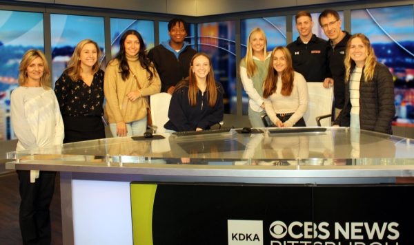 COMM, Marketing Students Visit KDKA-TV