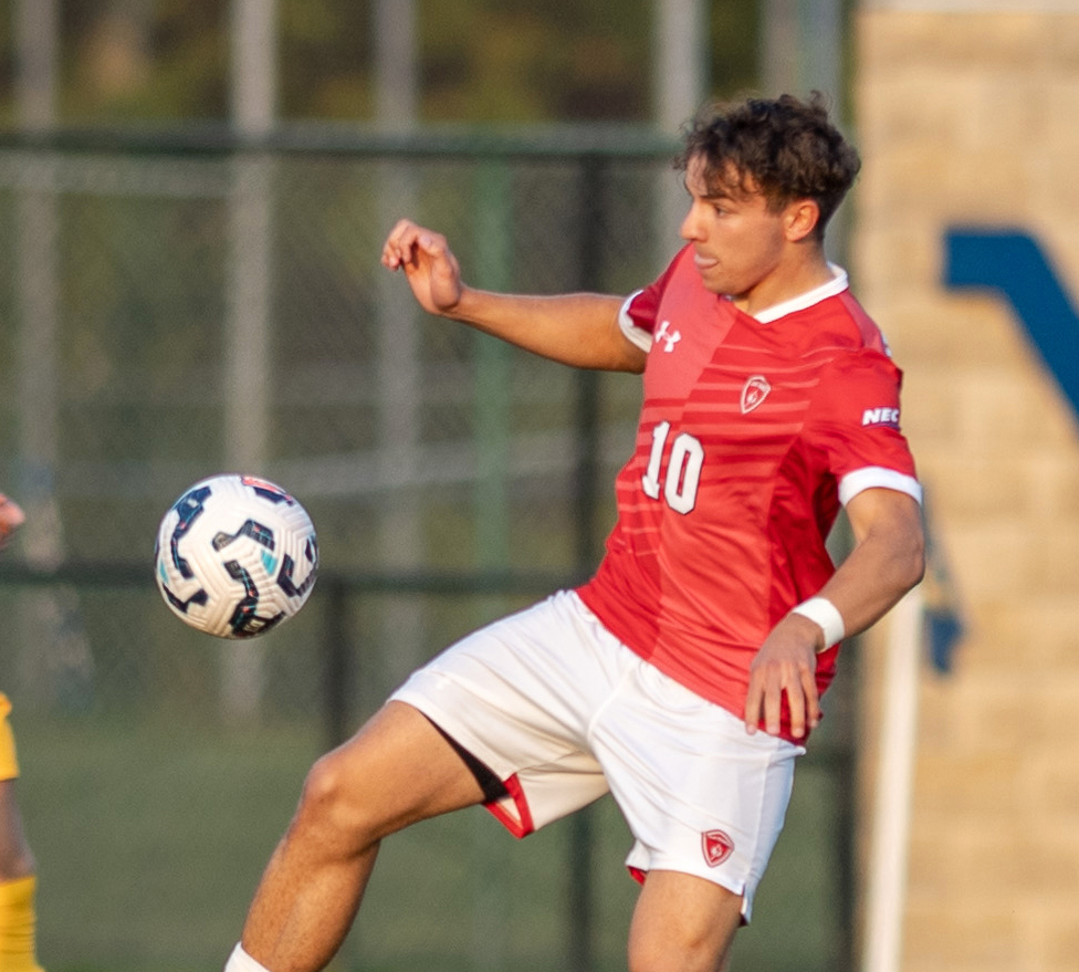 Schelb Delivering on Soccer Pitch