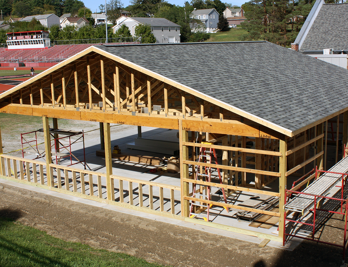 New Pavilion Nearing Completion