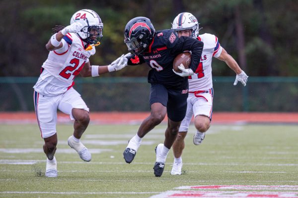 Football Falls to Robert Morris in Homecoming Game
