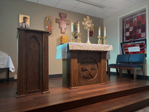 Adoration Chapel Gets New Altar